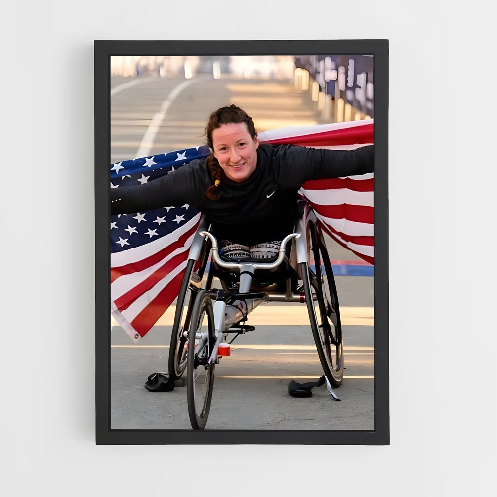 Poster Force et Liberté – affiche Jeux Olympiques (vue 2)